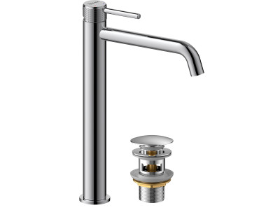 Смеситель Lemark Beluga для раковины высокий (LMF-8015B-C)