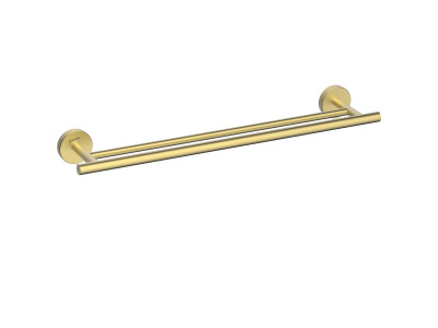 Полотенцедержатель Lemark BELUGA настенный, сталь, брашированное светлое золото (LMA-8013S1-BRLG)