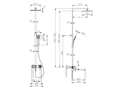 Душевая система Lemark Tropic (LM7004СS)