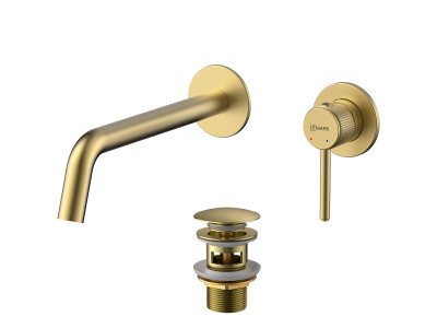 Смеситель Lemark Beluga для раковины встраиваемый (LMF-8033B-BRLG)