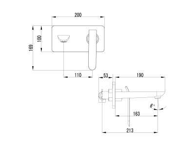 Смеситель для раковины Lemark Melange (LM4926CW)