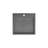 Кухонная мойка Lemark JANGA 540 прямоугольная из нержавеющей стали цвет: графит (9936111)