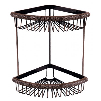 Полка угловая Lemark Jasmine LM6682ORB 2-ярусная Lemark Jasmine (LM6682ORB)