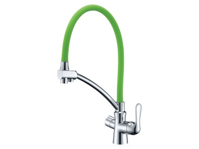 Смеситель для кухонной мойки Lemark Comfort (LM3070C-Green)