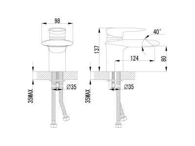 Смеситель для раковины Lemark Status (LM4446C)