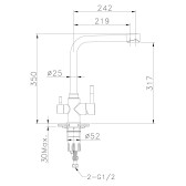 Смеситель для кухонной мойки Lemark Expert (LM5060S)