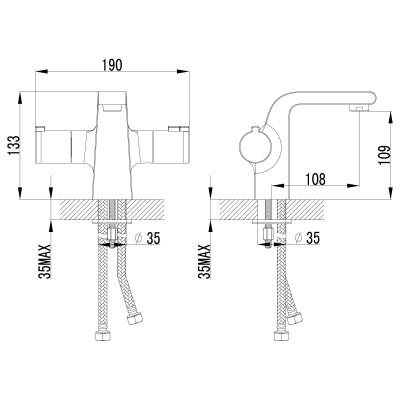 Смеситель для раковины Lemark Yeti (LM7836C)