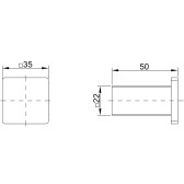 Крючок для полотенец Lemark VALDAY, сталь, матовый черный (LMA-8111S-BL)