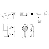 Смеситель Lemark Karelia для ванны (LMF-2022S-BRG)