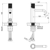 Смеситель Lemark Karelia для раковины (LMF-2012S-SS)