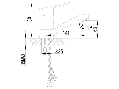 Смеситель для раковины Lemark Luna (LM4107C)