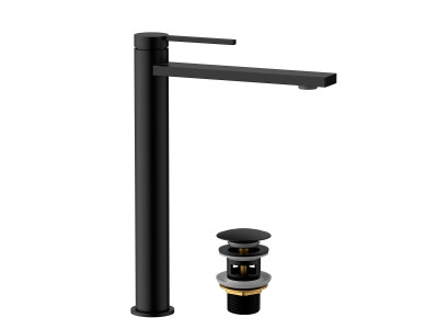 Смеситель Lemark Valday для раковины высокий (LMF-8115B-BL)