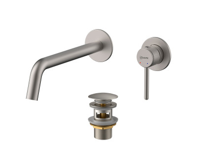 Смеситель Lemark Beluga для раковины встраиваемый (LMF-8033B-BN)