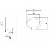 Подключение для душевого шланга Lemark LM8026С встраиваемое (LM8026C)