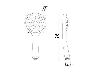 Смеситель для ванны и душа Lemark Pramen (LM3314C)