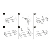 Полка для душа прямая Lemark SHELF LINE 300 мм из нерж. стали с крючками, графит (9776051)