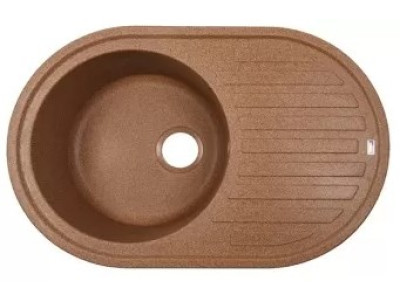 Кухонная мойка Lemark цвет: терракот, размер чаши: Ø410х210 (LM-18L-307)