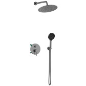 Смеситель Lemark Beluga для душа, встраиваемый (LMF-8055B-GM)