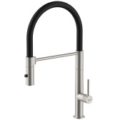 Смеситель Lemark Beluga для кухни с гибким изливом (LMF-8074B-BN)