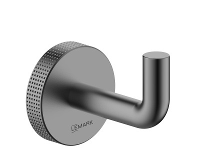 Крючок для полотенец Lemark BELUGA, сталь, графит (LMA-8011S1-GM)