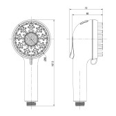 Комплект для животных Lemark  лейка 4-фунциональная (LM8151PS)