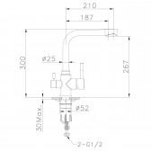 Смеситель для кухонной мойки Lemark Expert (LM5061S)
