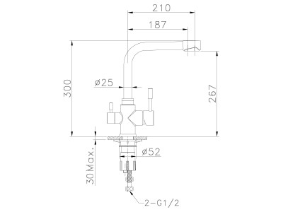 Смеситель для кухонной мойки Lemark Expert (LM5061S)