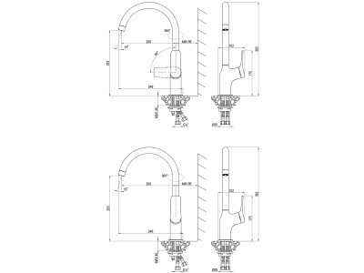Смеситель Lemark Ortus для кухни (LM11305C)