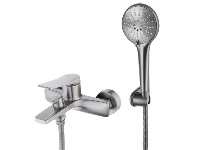 Смеситель для ванны и душа Lemark Bronx (LM3714GM)