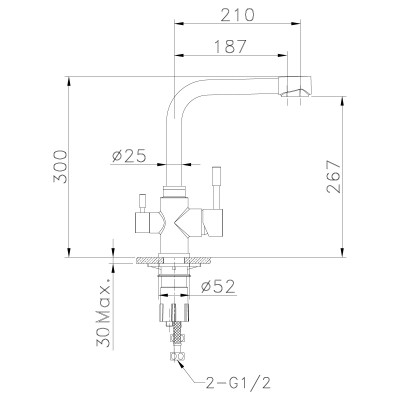 Смеситель для кухонной мойки Lemark Expert (LM5061S)