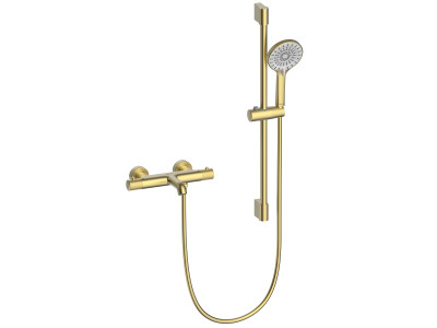 Смеситель Lemark Beluga для ванны, термостатический (LMF-8042B-BRLG)