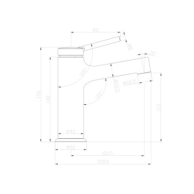 Смеситель Lemark Minima (LM3806C) для раковины