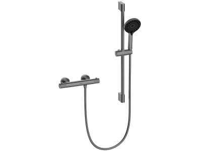 Смеситель Lemark Beluga для душа, термостатический (LMF-8044B-GM)