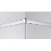 Душевой уголок OLIVE'S MINO, матов. стекла, квадратный, хром (U_MN-90PMS-SD-C)