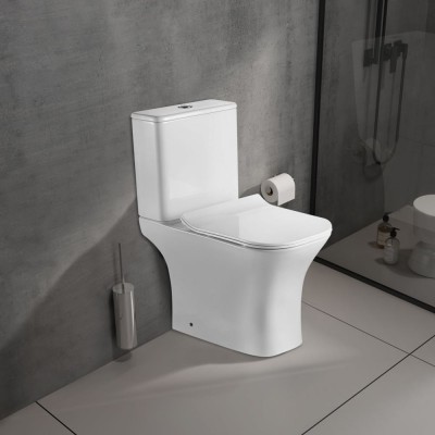 Унитаз-компакт OLIVE'S белый, сиденье дюропласт PORTO (PR31126DP)