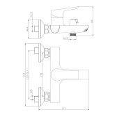 Смеситель OLIVE'S для ванны SEVILLA (20201SV)