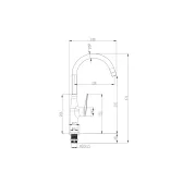 Смеситель для кухни OLIVE'S VIAR золото (28431VRG)