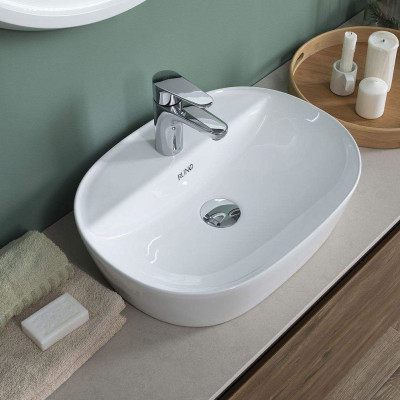 Умывальник RUNO мебельный Nuovo 51*39 (овальная) (00-00001990)