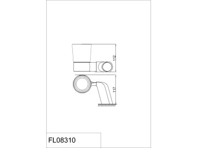 Подстаканник одинарный RUSH Flores (FL08310)