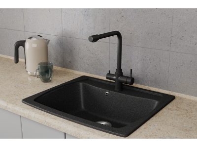 Смеситель для кухонной мойки с фильтром RUSH (MS9035-33Black)