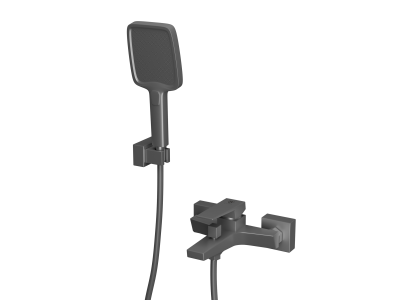 Смеситель для ванны с коротким изливом RUSH Thira (TR3635-44Grey)