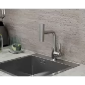 Смеситель для кухни с поворотной лейкой RUSH Tinos (TI3732-17)