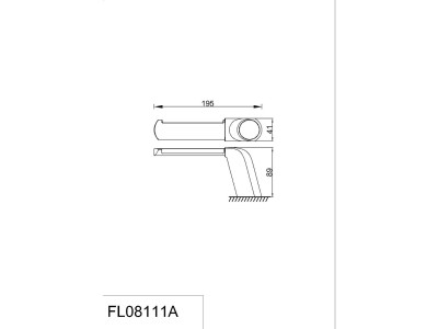 Бумагодержатель RUSH Flores (FL08111A)