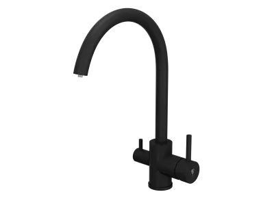 Смеситель для кухонной мойки с фильтром RUSH (SUS9035-37Black)