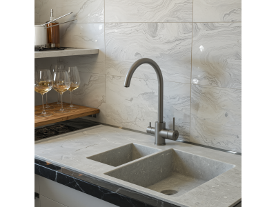 Смеситель для кухонной мойки с фильтром RUSH графит (SUS9035-37Grey)