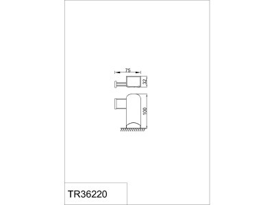 Крючок одинарный RUSH Thira (TR36220)