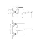 Смеситель для кухонной мойки RUSH Fiji (FI1835-28)