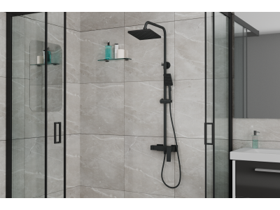 Душевая система RUSH Thira без излива (TR3635-40Black)