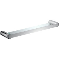 Полка стеклянная с бортиком RUSH Flores (FL08611)