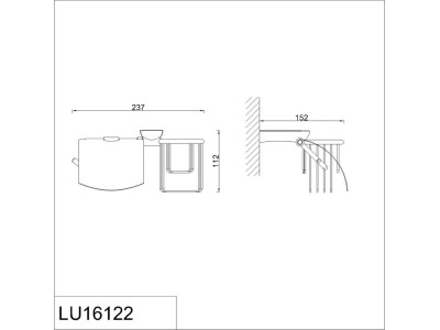 Держатель освежителя воздуха RUSH Luson (LU16122)